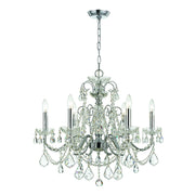 Imperial 6 Light 26" Chandelier in Polished Chrome