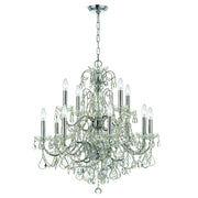 Imperial 12 Light 29.5" Chandelier in Polished Chrome