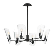 Armory 6 Light Chandelier in Black