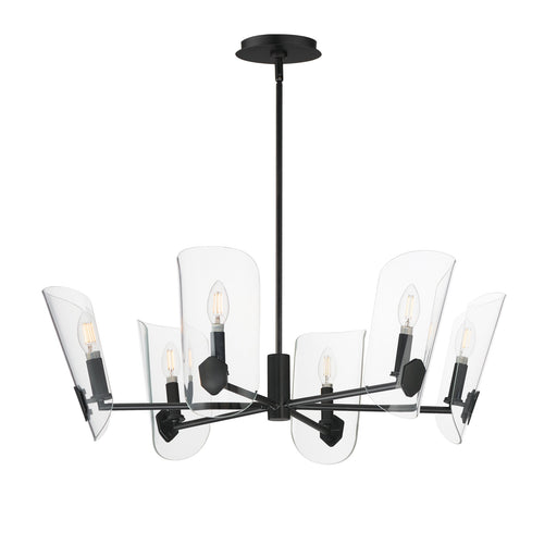 Armory 6 Light Chandelier in Black
