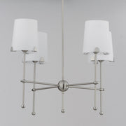 Huntington 4 Light Chandelier in Satin Nickel
