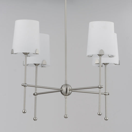 Huntington 4 Light Chandelier in Satin Nickel