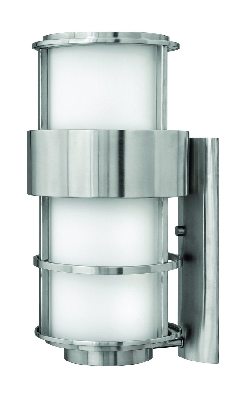Saturn Large Outdoor Wall Lantern in Stainless Steel