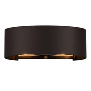 Cannery 2-Light 16" Vanity Light in Dark Bronze / French Gold