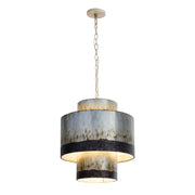 Cannery 4-Light 18" Pendant in Ombre Galvanized