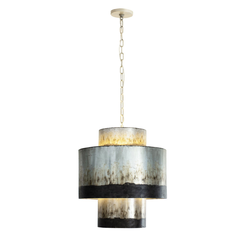 Cannery 4-Light 18" Pendant in Ombre Galvanized