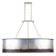 Cannery 5-Light 48" Linear Pendant in Ombre Galvanized