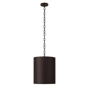 Cannery 2-Light 12" Pendant in Dark Bronze / French Gold