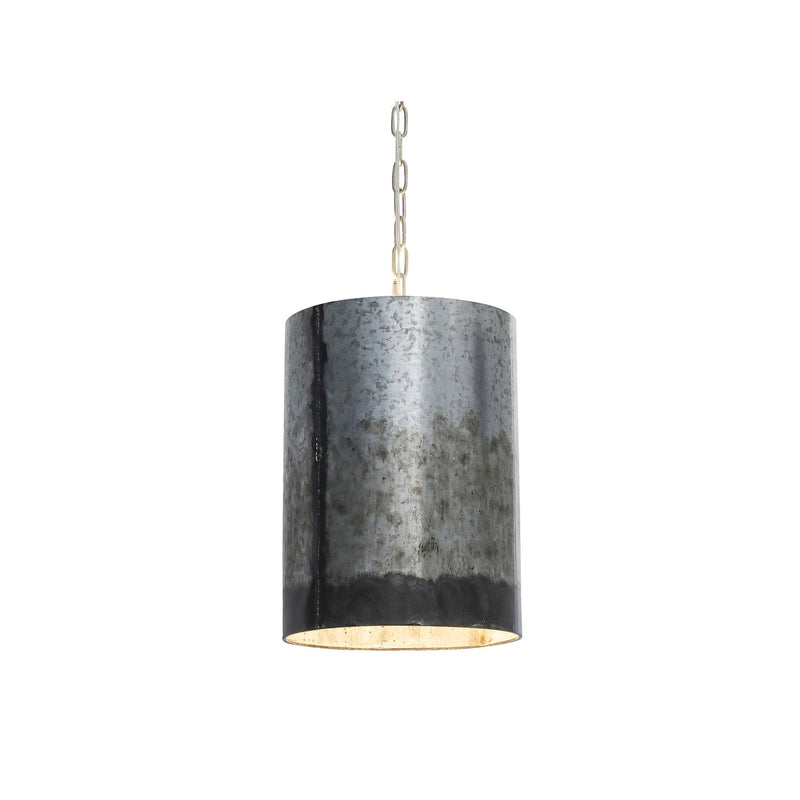 Cannery 2-Light 12" Pendant in Ombre Galvanized