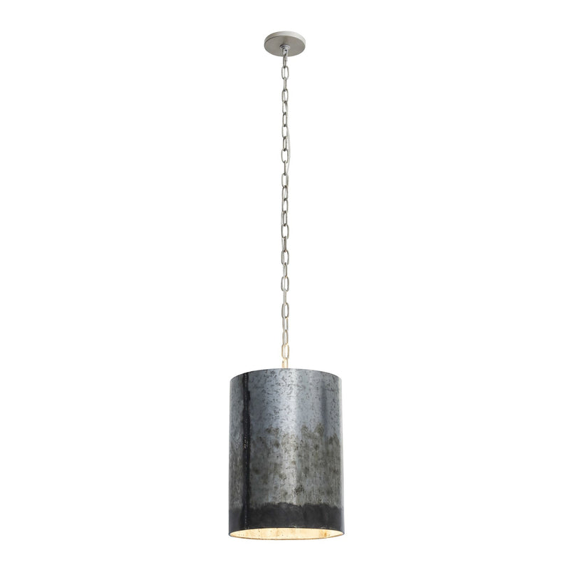Cannery 2-Light 12" Pendant in Ombre Galvanized