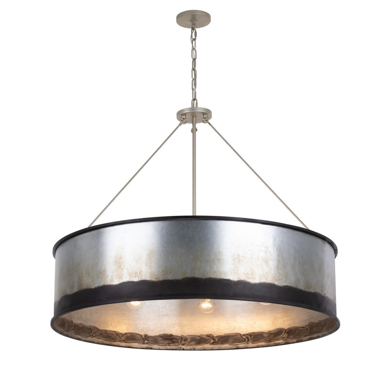 Cannery 6-Light 38" Pendant in Ombre Galvanized