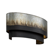 Cannery 2-Light 9" Wall Sconce in Ombre Galvanized