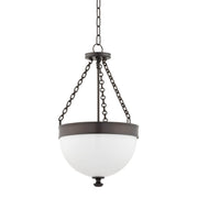 Barrington 3-Light 14" Pendant in Historic Bronze