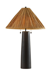 Waylon 2-Light Table Lamp in Black