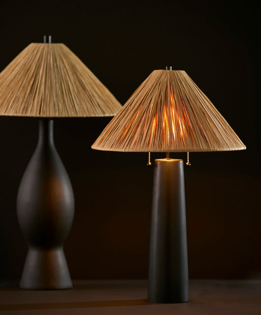 Waylon 2-Light Table Lamp in Black