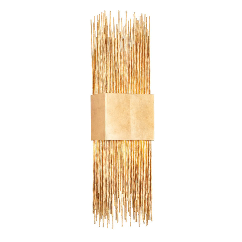 Sabine 2-Light Wall Sconce in Vintage Gold Leaf