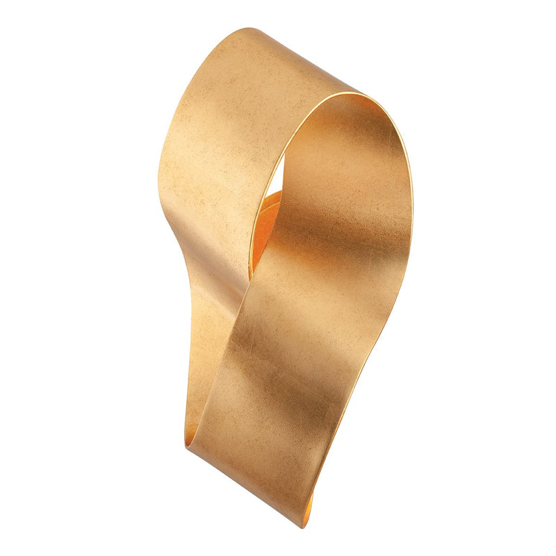 Lazlo Wall Sconce in Vintage Gold Leaf