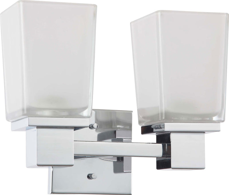 Parker 2-Light Bath Vanity Light in Polished Chrome
