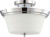 Bento 3 Light Semi-Flush in Polished Chrome
