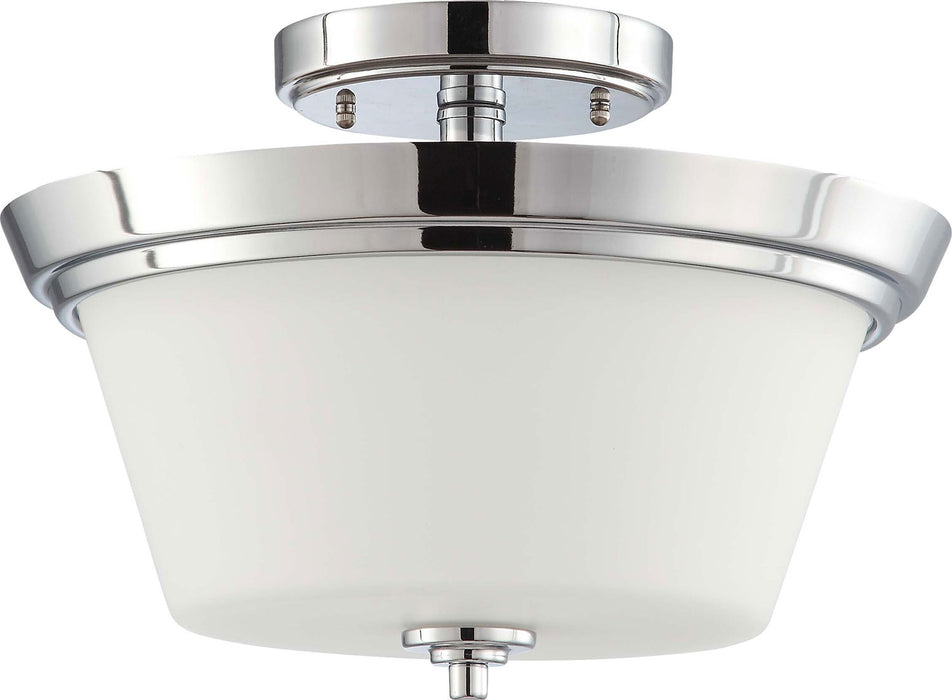 Bento 3 Light Semi-Flush in Polished Chrome