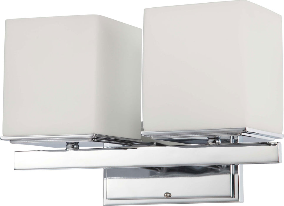 Bento 2 Light Vanity in Polished Chrome