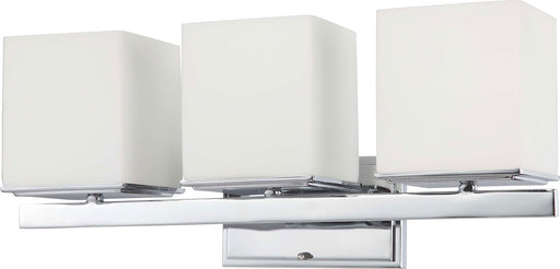 Bento 3 Light Vanity in Polished Chrome