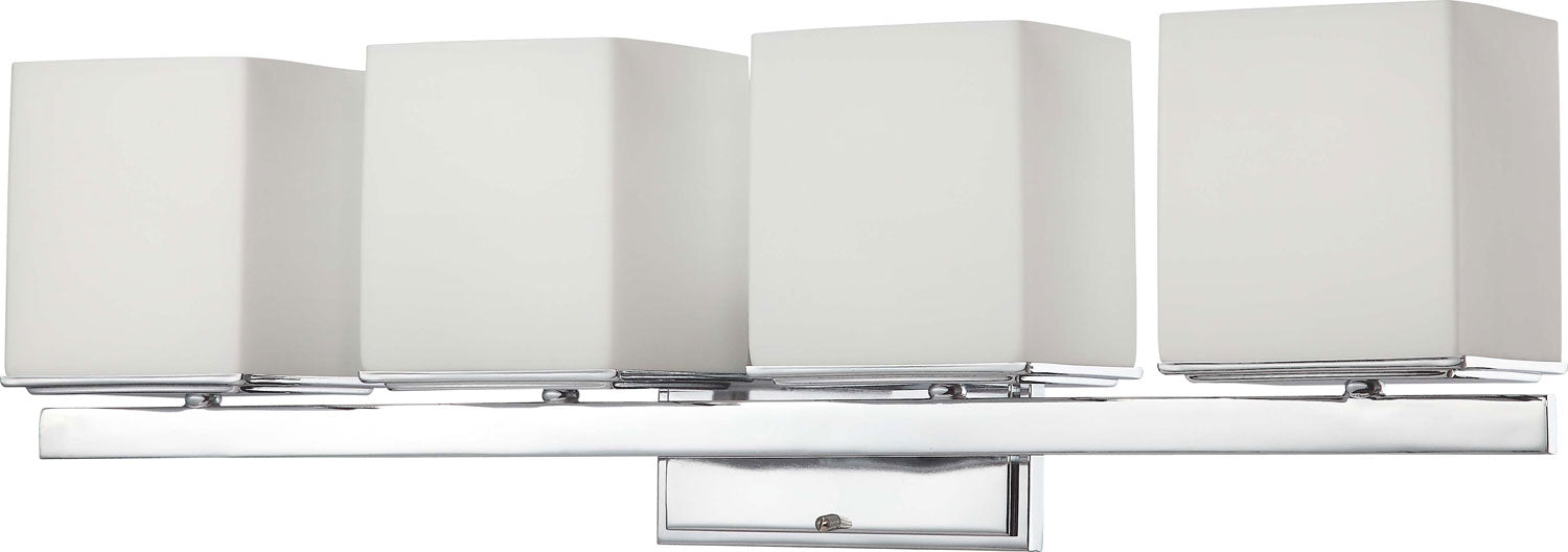 Bento 4 Light Vanity in Polished Chrome