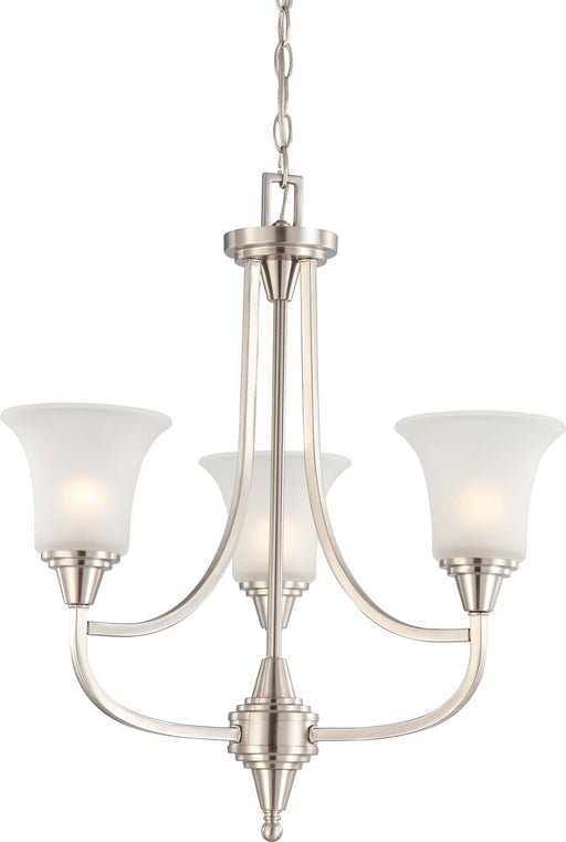 Surrey 3-Light Chandelier in Brushed Nickel