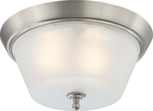 Surrey 3 Light Flush Dome in Brushed Nickel