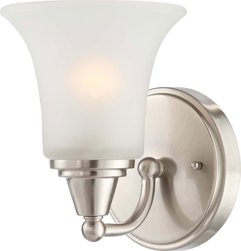 Surrey 1 Light Vanity in Brushed Nickel