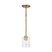 Greyson Mini Pendant in Aged Brass