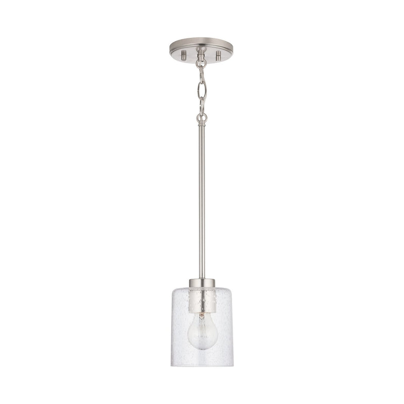 Greyson Mini Pendant in Brushed Nickel