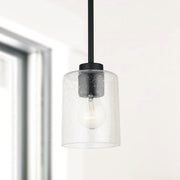 Greyson Mini Pendant in Matte Black