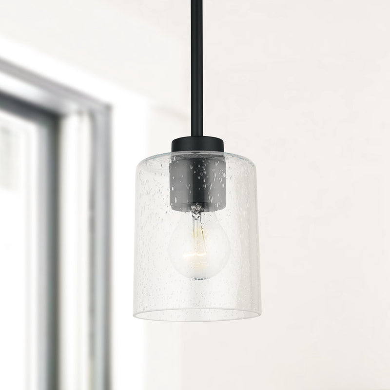 Greyson Mini Pendant in Matte Black