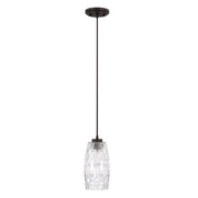 Casper Mini Pendant in Black Iron