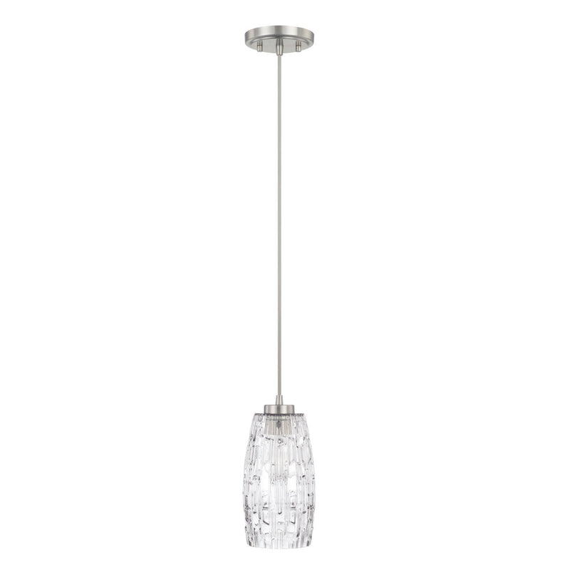 Casper Mini Pendant in Brushed Nickel