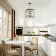 Colby 4-Light Pendant in Urban Grey