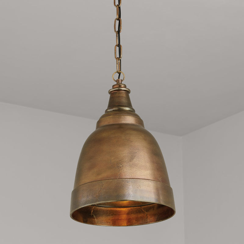 Sedona 12" Pendant in Oxidized Brass