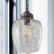 Stoney Mini Pendant in Dark Pewter