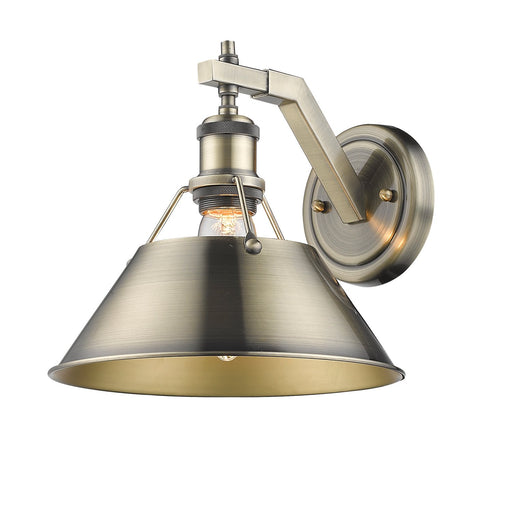 Orwell Wall Sconce in Aged Brass