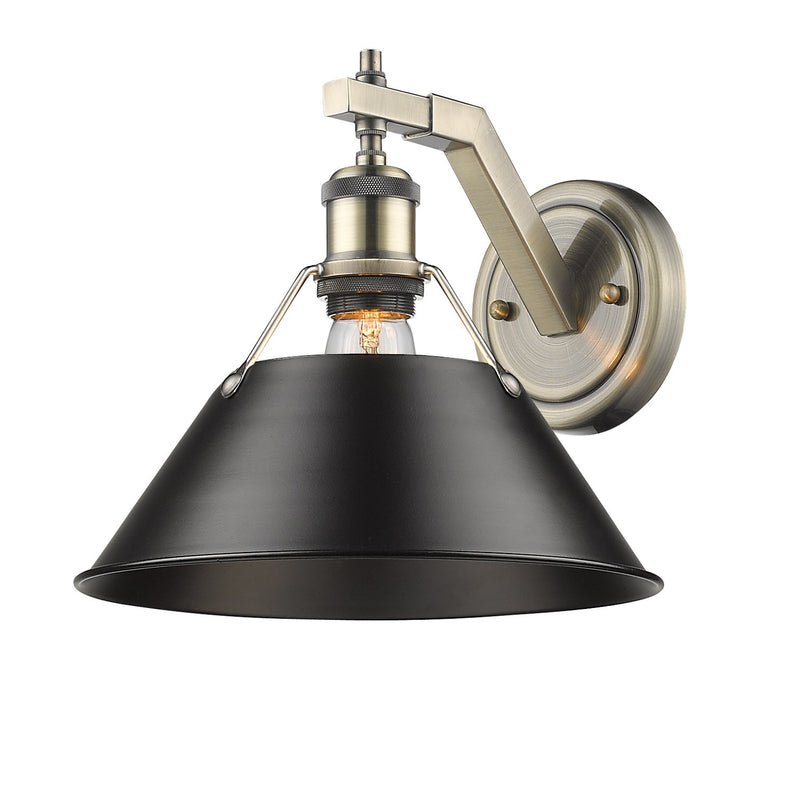 Orwell Wall Sconce in Aged Brass