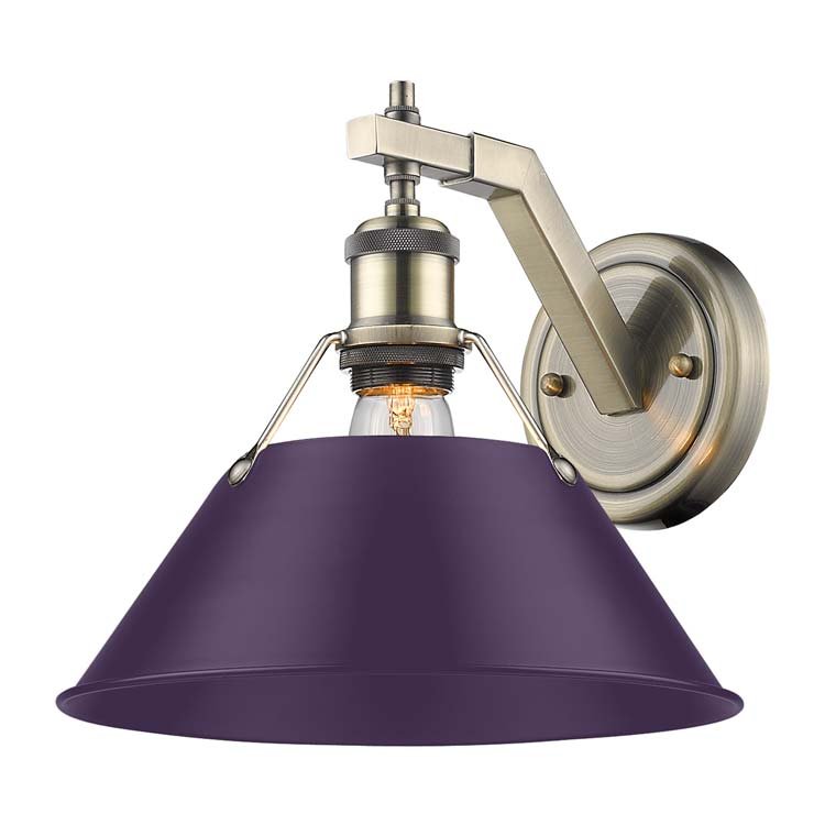 Orwell Wall Sconce in Aged Brass
