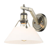 Orwell Wall Sconce in Aged Brass