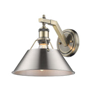 Orwell Wall Sconce in Aged Brass