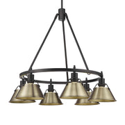 Orwell 6-Light Chandelier in Matte Black