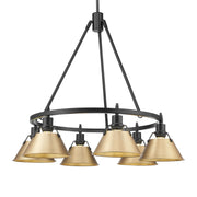 Orwell 6-Light Chandelier in Matte Black
