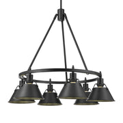 Orwell 6-Light Chandelier in Matte Black