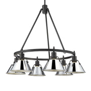 Orwell 6-Light Chandelier in Matte Black