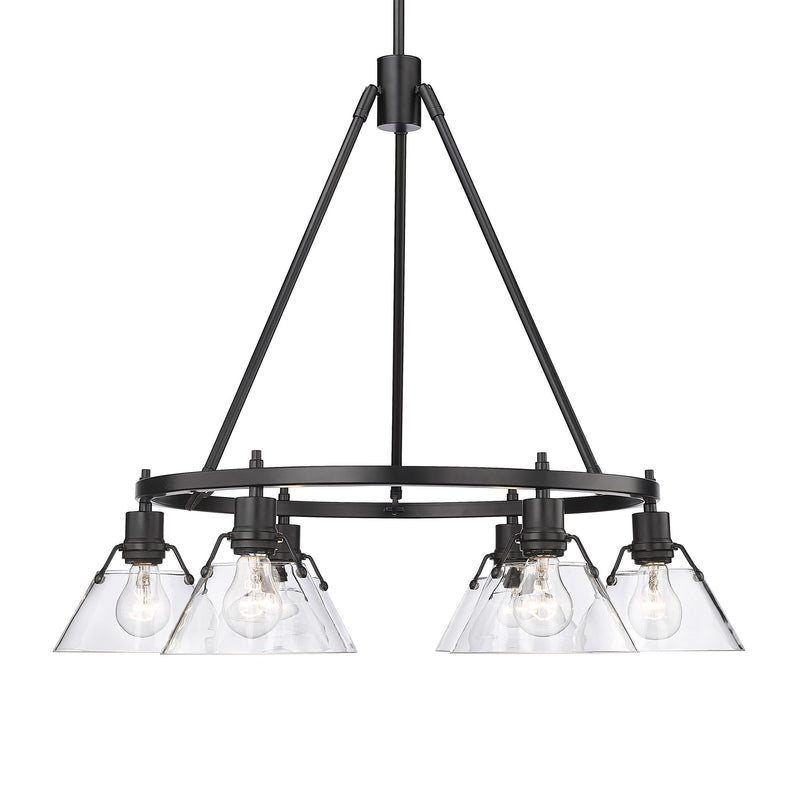 Orwell 6-Light Chandelier in Matte Black