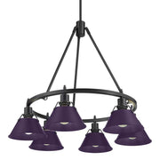 Orwell 6-Light Chandelier in Matte Black